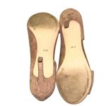 Gibson Latimer  Tan Suede Open Toe Heels Photo 8