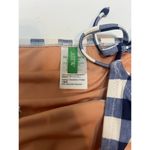 J. Crew String Hipster Bikini Bottom in Gingham Sz. M Blue Size M Photo 3