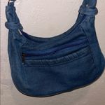 Vintage Denim Jean Purse Shoulder Bag Blue Photo 3
