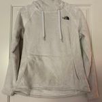 The North Face  White Fuzzy Hoodie Sweater Photo 0