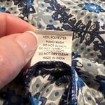 GOA Collection Paris Blue Geometric Floral Tiered Boho Maxi Dress Size undefined Photo 8