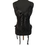 Intimo Amore Black Lace Corset Bustier Vintage Y2K Burlesque Garter Top Photo 1
