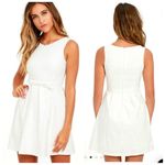 Lulu's Off White Skater Dress Size XS Photo 2