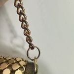 Vintage Gold Mesh Clutch Purse with Chain Strap Photo 9