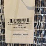 Simply Southern  navy & white seersucker dress size large NWT Photo 2