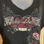 Harley Davidson Vintage 1990s Y2K Black Tank Top Marysville Washington Jrs Large Photo 6