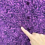 Vintage Laura Leigh Ltd 100% Silk Floral Maxi Skirt Fairy Grunge Boho Retro W 12 Purple Photo 1