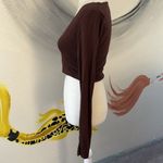 Naked Wardrobe  long sleeve crop top. Size Small. Photo 1