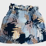 Aeropostale Blue Floral High Waist Skirt Photo 1