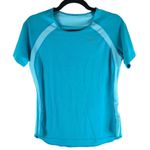Nike  Dri-Fit Womens Athletic Short Sleeve Shirt Turquoise Blue Size M Photo 0