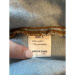 None Denim Jacket Leopard Print Size Small Photo 3