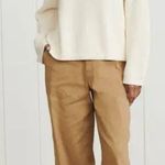 Jenni Kayne Cotton Boatneck Sweater White Size XL Photo 0