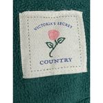 Victoria's Secret Vintage  Country Green Pullover Long Sleeve Sweatshirt Size M Photo 3