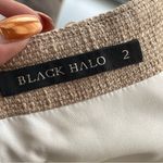 Black Halo  | White Chantal Sheath Dress Sz 2 Photo 6