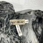 Moon River Animal Print Dress Black and Gray Size Large Photo 3