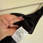 American Eagle Black Ribbed‎ Crop Tank Cami Top XL Cotton Stretch Photo 3