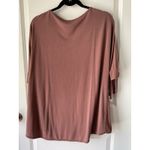 Wishlist Dusty‎ Rose Dolman Sleeve Keyhole Neck Medium Top Twist Front M Women’s Photo 3