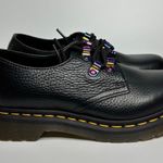 Dr. Martens 1461 Iridescent Hardware Leather Lace Up Oxford Shoes in Black Photo 4