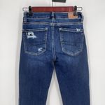 American Eagle Women's High Rise Jegging Crop Blue Jeans Size 00 destroyed Photo 6