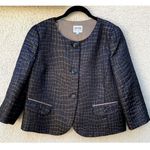Armani Collezioni Quilted Alligator Print Cropped Jacket 12 Photo 0