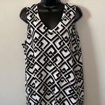 Chico's Neutral Black Tan Geometric Sweater Tank Size Medium Photo 0