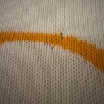 Minnie Rose Love Sweater Cotton Cashmere Colorful Knit Pullover XS White Photo 3