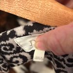 Deletta  by Anthropologie Black and White Lined Mini Dress Size XS Photo 8