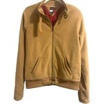 Tommy Hilfiger Vintage Y2K Deadstock NWT Bomber Jacket Fleece Tan Women's sz. XL Photo 0