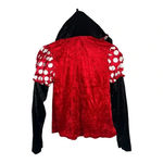 Disney Minnie Mouse Halloween Costume Hoodie Ears Bow Women Small/Medium NWOT Photo 6