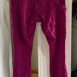 Athleta Magenta Pink Side Pocket Full Length Leggings Photo 5
