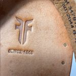 Frye  Ally 2 band hammered disk sling sandals gray size 7 Photo 5