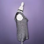 Juicy Couture NEW  Gray and Black One-Shoulder Striped Top Photo 9