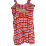 Harlyn Women’s Size‎ S Bustier Mini Dress Orange Purple Stripe Sundress Preppy Photo 1
