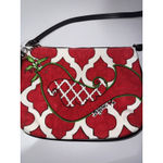 Brighton  Love Dove Christmas Holiday Crossbody Pouch Bag NEW P Photo 1