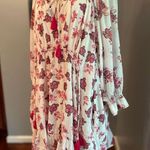 Free People  Carmella Mini Floral Boho Cotton Dress Pink Florals Photo 9