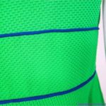 Anthropologie Hutch Navy Piping Green Bowtie Dress, 2X Photo 14