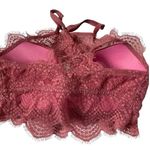 Victoria's Secret  Pink Women Size Small Bralette Push Up Bra Rose Pink 10A-744P Photo 4
