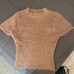 SKIMS Cozy Knit Cropped T-Shirt Rose Clay Photo 7