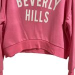 GB Fashion London Pink Beverly Hills Crop Sweatshirt Sz S Photo 3