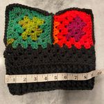 Handmade Crochet Cat Animal Ear Beanie Hat Cozy Ribbed Brim Stretch Winter Hat Photo 3