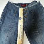 Zana Di Y2K Low-rise Vtg Jeans Raw Hem Bootcut Sz 3 denim Photo 5
