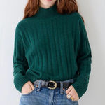 J.Crew  Ribbed mockneck sweater in Supersoft yarn M NWT Photo 0