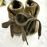 Fly London | Yebi Wedge Boot Booties Shoes Brown Taupe Tie | Size 38, US 7.5-8 Photo 5