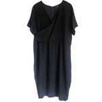 Universal Standard Mary Double Luxe Dress in Black Size M 18-20 New with Tag Photo 3