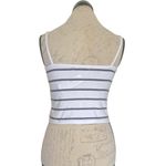 Cotton On  Womens Crop Cami Top Size Small Striped NWT White Black Stretch Y2k Photo 2