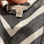 Cozy Casual  Asymmetrical Black and White Dress Photo 1