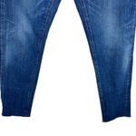 NWT MOUSSY Medium Wash Straight Leg Denim Jeans Whiskering Button Fly Size 26 Photo 2