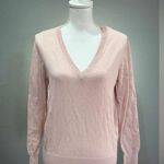 H&M Light Pink V-Neck Sweater Size S EUC Photo 0