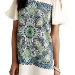 Maeve  Multicolor Paisley Silk Tunic Blouse Women Top Size Small | 37-41 Photo 7