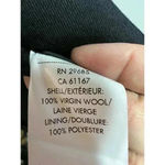 Pendleton  Black Shift Belted Dress 100% Virgin Wool Career Fully Lined Photo 13